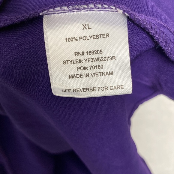 NEW Lucky Brand Women's Midi Dress w/Belt 3/4 Sleeve V-Neck Size XL Purple - Picture 6 of 13